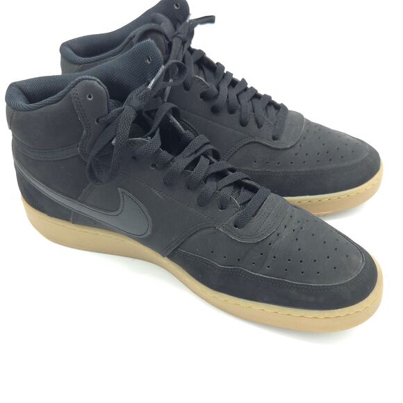Nike Court Vision Mid Men\'s Size 13 Black Gum CD5466-006 main image 5